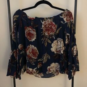 Off The Shoulder Floral Top
